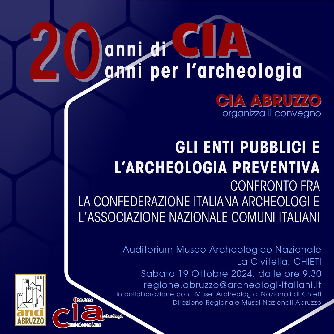 GLI ENTI PUBBICI E L'ARCHEOLOGIA PREVENTIVA. Confronto fra la Confederazione italiana Archeologi e L’Associazione nazionale Comuni italiani